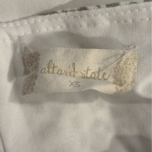 Altar'd State Green and White Leopard Print Mini Dress - Picture 10 of 13